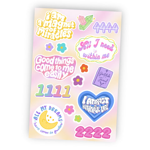 Manifest It Sticker Sheet