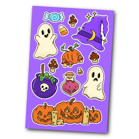 Halloween sticker sheet