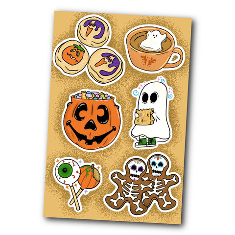 Halloween Treats sticker sheet