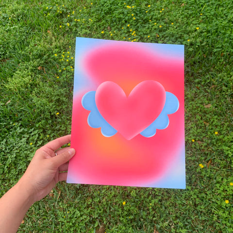 Aura Heart- 8x 10 Print