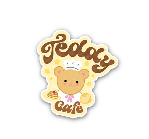 Teddy Cafe Sticker